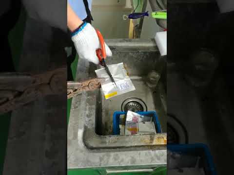 Cutting Solid State Battery Pack in Half