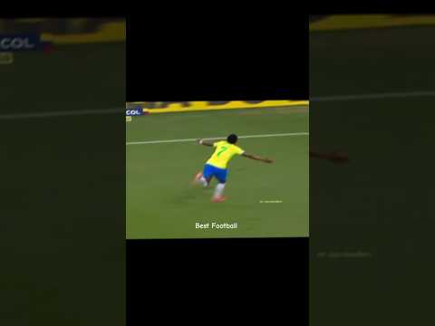 Vinicius Jr&#039;s Last-Minute Goal Secures Dramatic Win for Brazil! Agenst Colombia #football #shorts